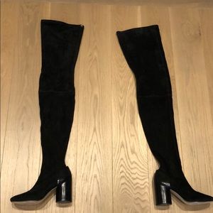 Maison Martin Margiela Paris thigh length boots